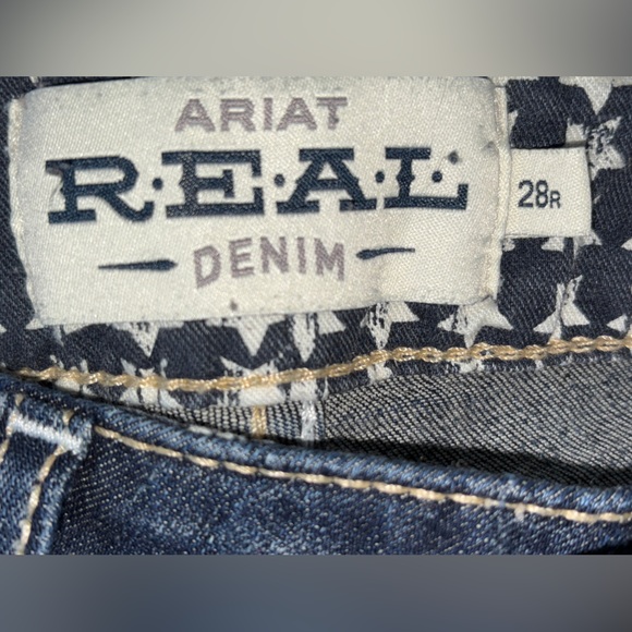 Ariat Real Denim Ella mid rise skinny jeans sz 28R EUC LN - Picture 7 of 9